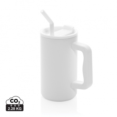 Logotrade promotional giveaways photo of: Cube RCS certified recycled steel mug 800ml