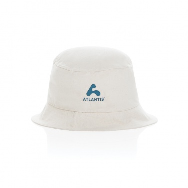Logo trade promotional giveaways image of: Impact Aware™ 285 gsm rcanvas one size bucket hat undyed