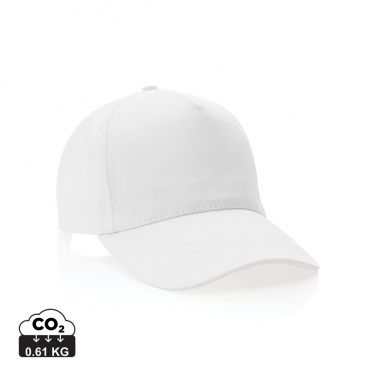 Logotrade promotional merchandise photo of: Impact 5panel 280gr Recycled cotton cap with AWARE™ tracer