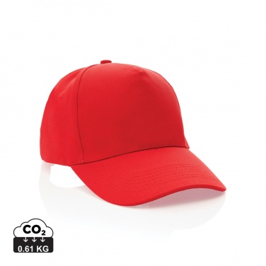 Logotrade promotional merchandise photo of: Impact 5panel 280gr Recycled cotton cap with AWARE™ tracer