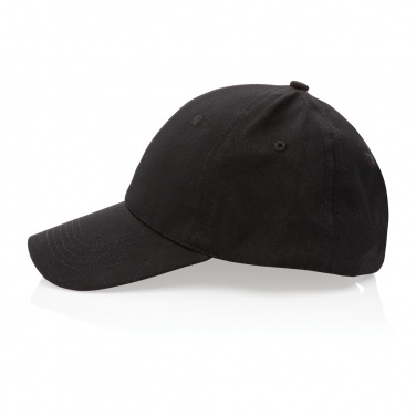 Logo trade promotional giveaway photo of: Impact 6 panel 190gr Recycled cotton cap with AWARE™ tracer