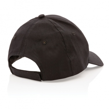 Logo trade promotional giveaway photo of: Impact 6 panel 190gr Recycled cotton cap with AWARE™ tracer