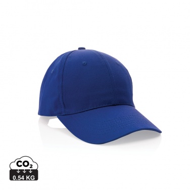 Logo trade promotional item photo of: Impact 6 panel 190gr Recycled cotton cap with AWARE™ tracer