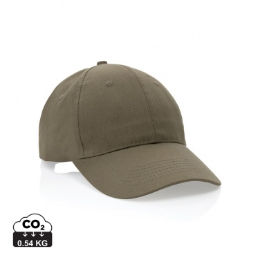 Logotrade promotional merchandise image of: Impact 6 panel 190gr Recycled cotton cap with AWARE™ tracer