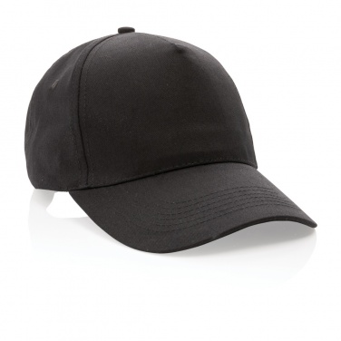 Logotrade promotional item image of: Impact 5 panel 190gr Recycled cotton cap with AWARE™ tracer