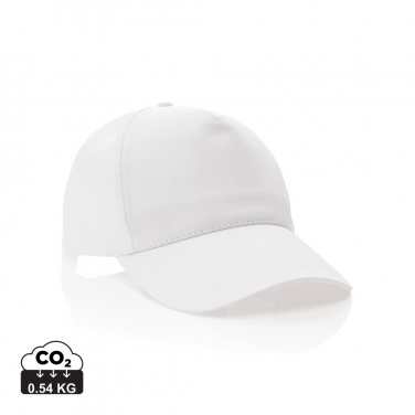 Logotrade advertising products photo of: Impact 5 panel 190gr Recycled cotton cap with AWARE™ tracer