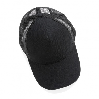 Logotrade promotional gifts photo of: Impact AWARE™ Brushed rcotton 5 panel trucker cap 190gr