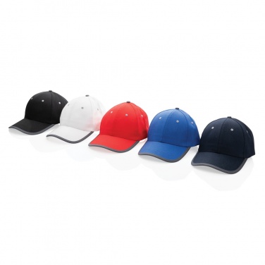 Logo trade promotional product photo of: Impact AWARE™ Brushed rcotton 6 panel contrast cap 280gr