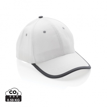 Logotrade corporate gifts photo of: Impact AWARE™ Brushed rcotton 6 panel contrast cap 280gr