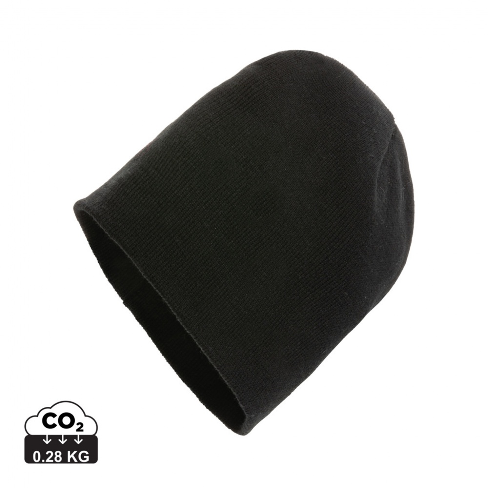 Logotrade promotional product picture of: Impact AWARE™ classic beanie with Polylana®