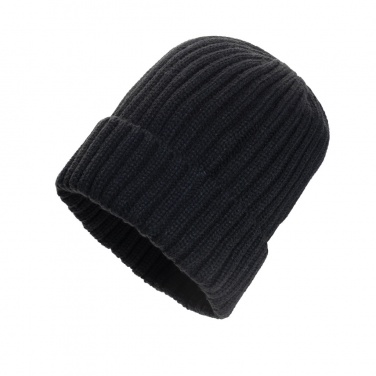 Logotrade promotional item picture of: Kennedi AWARE™ Polylana® beanie with large rib