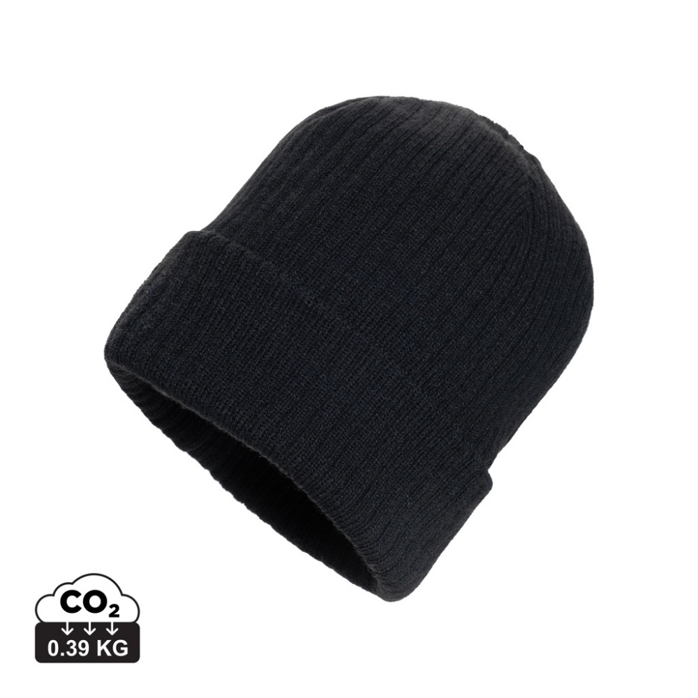 Logo trade promotional merchandise photo of: Pryor AWARE™ Polylana® beanie with cuff