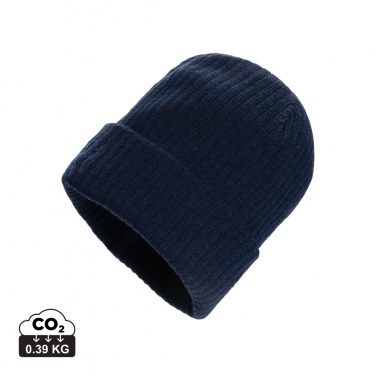Logo trade corporate gifts picture of: Pryor AWARE™ Polylana® beanie with cuff