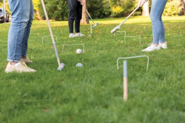 Logo trade promotional items picture of: Wooden croquet set