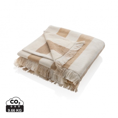 Logotrade promotional item image of: Ukiyo Yukari AWARE™ XL deluxe beach towel 100x180cm