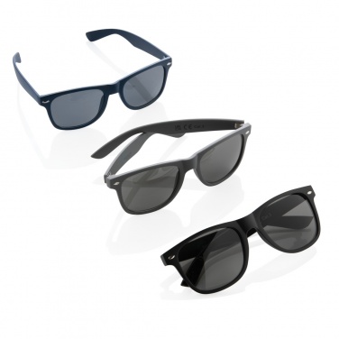 Logo trade promotional gifts picture of: GRS recycled PC plastic sunglasses