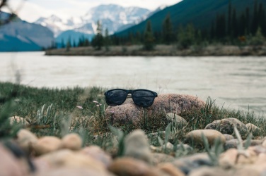 Logo trade promotional products picture of: Swiss Peak RCS rplastic polarised sunglasses