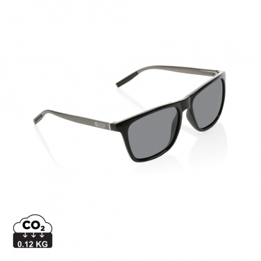 Logo trade promotional gifts picture of: Swiss Peak RCS rplastic polarised sunglasses