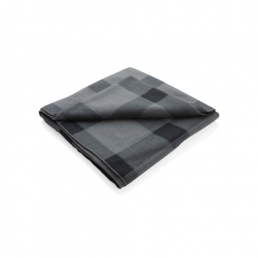 Logo trade promotional gift photo of: Soft plaid fleece blanket