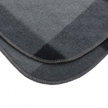 Logo trade promotional merchandise picture of: Soft plaid fleece blanket