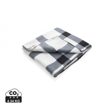 Logo trade promotional item photo of: Soft plaid fleece blanket