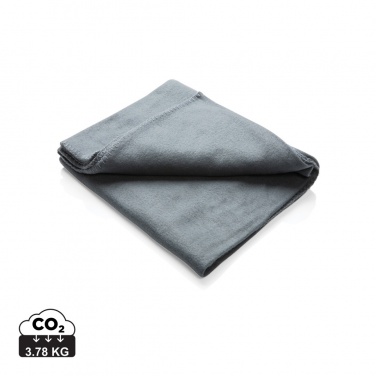 Logo trade promotional giveaway photo of: Fleece blanket in pouch