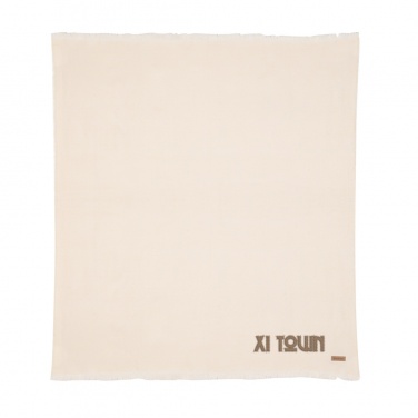 Logo trade promotional merchandise picture of: Ukiyo Aware™ Polylana® woven blanket 130x150cm