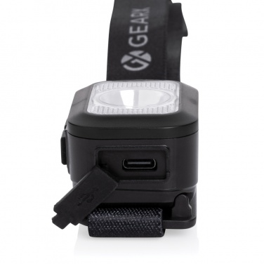 Logo trade promotional product photo of: Gear X RCS rPlastic heavy duty head torch