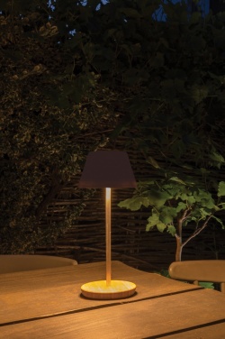 Logotrade promotional products photo of: Pure Glow RCS usb-rechargeable recycled plastic table lamp