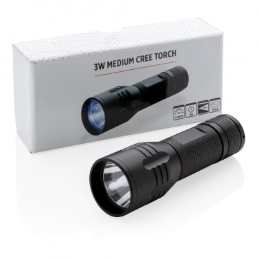 Logo trade corporate gifts image of: 3W medium CREE torch