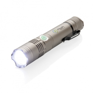 Logo trade corporate gift photo of: Rechargeable 3W flashlight