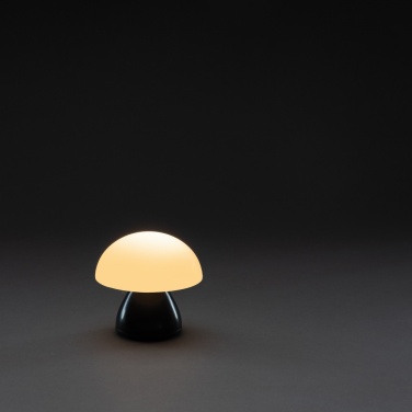 Logo trade promotional gifts picture of: Luming RCS recycled plastic USB re-chargeable table lamp