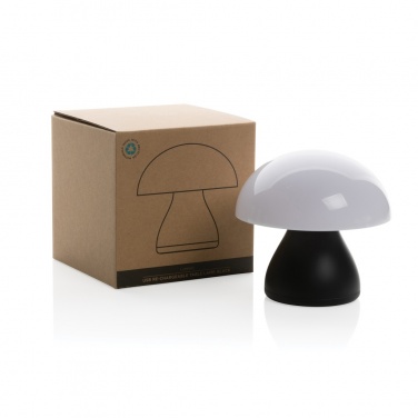 Logo trade promotional gifts picture of: Luming RCS recycled plastic USB re-chargeable table lamp