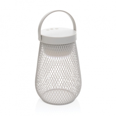 Logo trade promotional items image of: Aurora RCS recycled plastic USB re-chargeable table lamp