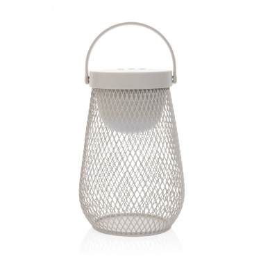 Logo trade advertising products picture of: Aurora RCS recycled plastic USB re-chargeable table lamp