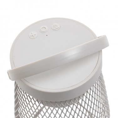 Logo trade corporate gifts picture of: Aurora RCS recycled plastic USB re-chargeable table lamp