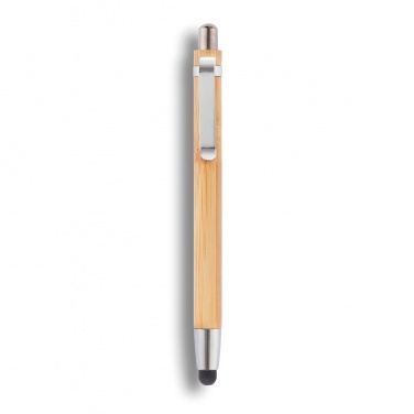 Logo trade promotional product photo of: Bamboo stylus pen