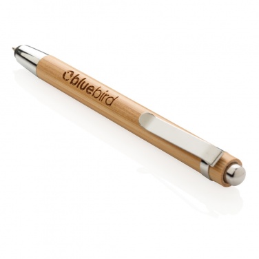 Logo trade advertising products image of: Bamboo stylus pen