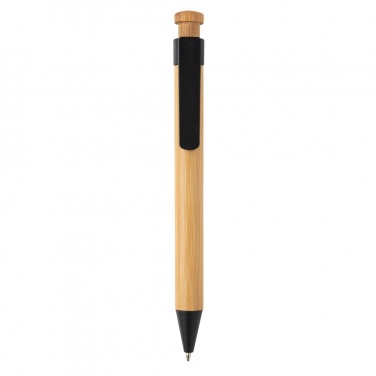 Logotrade promotional giveaways photo of: Bamboo pen with wheatstraw clip