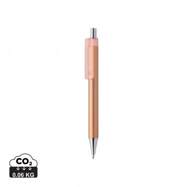 Logo trade promotional item photo of: X8 metallic pen