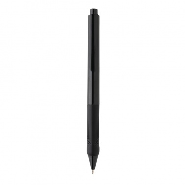 Logo trade advertising products picture of: X9 solid pen with silicone grip