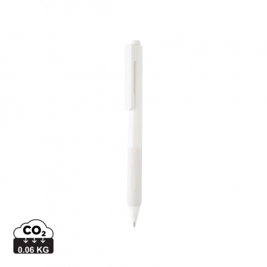 Logotrade promotional gift picture of: X9 solid pen with silicone grip