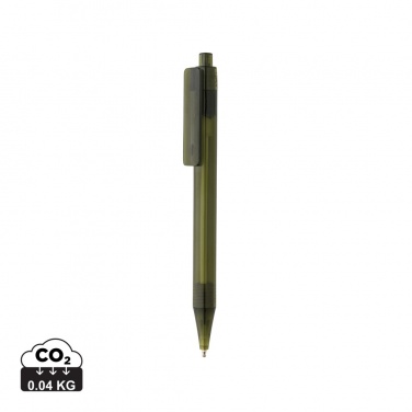 Logotrade advertising product picture of: GRS RPET X8 transparent pen