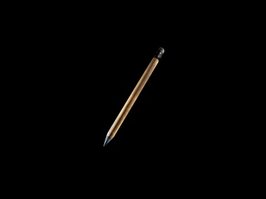 Logo trade business gifts image of: Bamboo infinity pencil with eraser