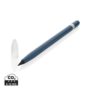 Logo trade corporate gift photo of: Aluminum inkless pen with eraser