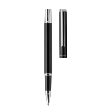 Logo trade promotional giveaways picture of: Swiss Peak Cedar RCS certified recycled aluminum pen set