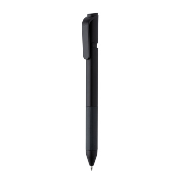 Logo trade corporate gifts image of: TwistLock GRS certified recycled ABS pen