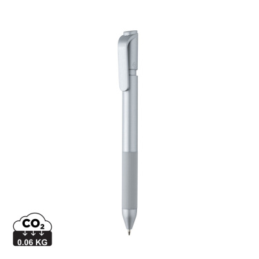 Logo trade promotional gift photo of: TwistLock GRS certified recycled ABS pen