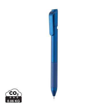 Logo trade promotional merchandise image of: TwistLock GRS certified recycled ABS pen