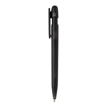 Logo trade promotional gifts image of: Devin GRS certified RABS pen transparent
